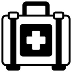 First Aid Kit outline mixed icon