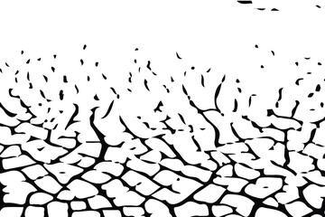 Abstract Black smooth wave on a white background. Dynamic sound wave. Design element. Vector illustration.