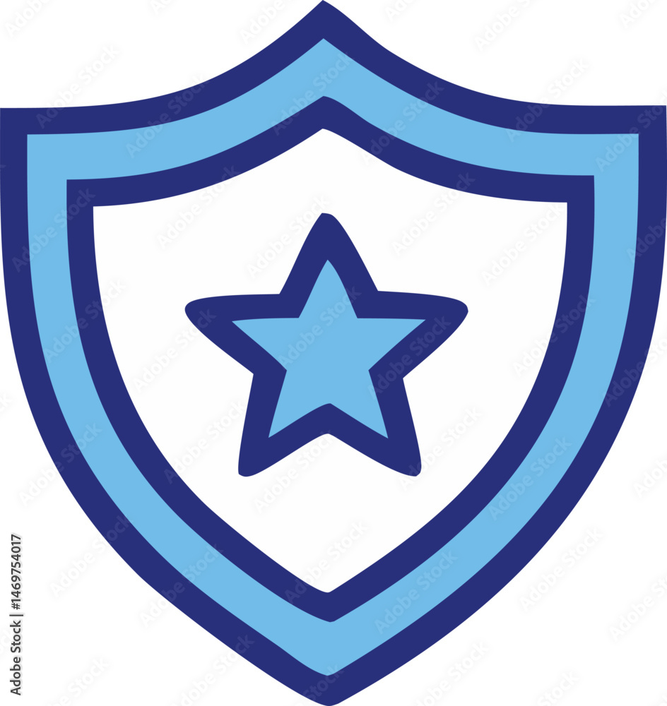 Poster this shiny blue star icon, a star of david symbol, is a 3d vector design element often seen on the w