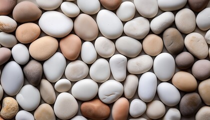 white and beige pebbles texture a close up image of smooth white and beige pebbles creating a natural textural background perfect for design projects websites and presentations