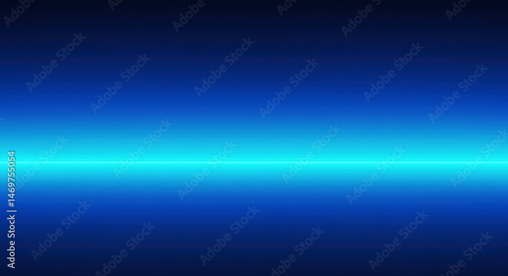 Poster abstract gradient background with turquoise line