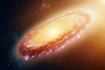 Spiral Galaxy in Deep Space