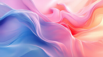 Obraz premium a softly blurred pastel gradient background, ideal for presentation templates