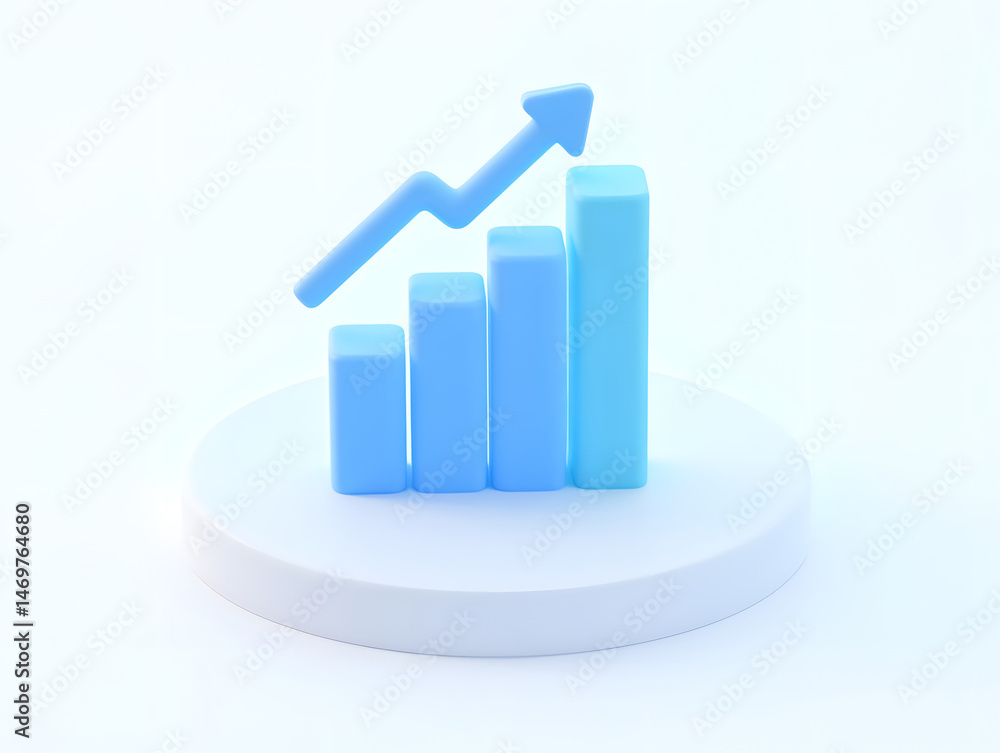 Poster 3d technology three-dimensional icon internet finance cloud computing storage element