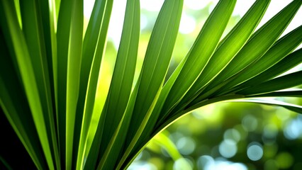 palm tree leaves