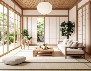 Harmoni Timur dan Barat Desain Interior Japandi yang Elegan 