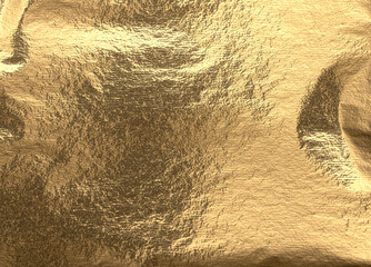 Golden foil texture with a fine, glossy finish, creating a luxurious, vintage backdrop. Elegant and