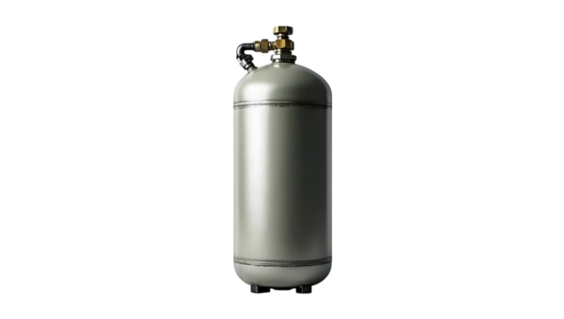 Gas cylinder on Transparent Background