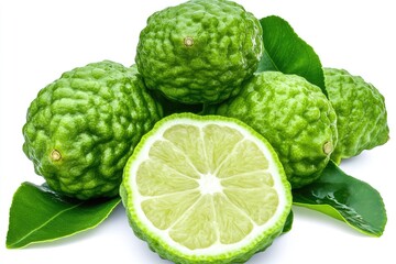 Fototapeta premium Bergamot Fruits and Leaves