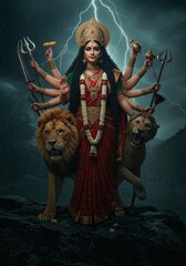 Fototapeta premium Hindu Indian Goddess 