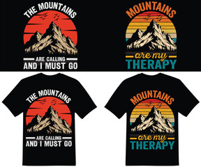 Mountain graphic design for mountain lover.  Adventure  graphic design.  Mountain are calling and i must go t-shirt design.Mountain t-shirt design.  Outdoor graphic design. Adventure t-shirt design.Ad