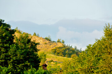 autumn landscape in the mountains