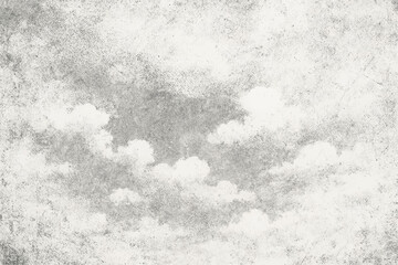 Abstract white grunge background with halftone effect.