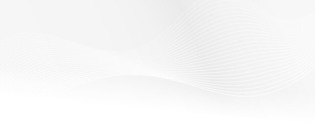 White background. White abstract background with wavy line ornament.