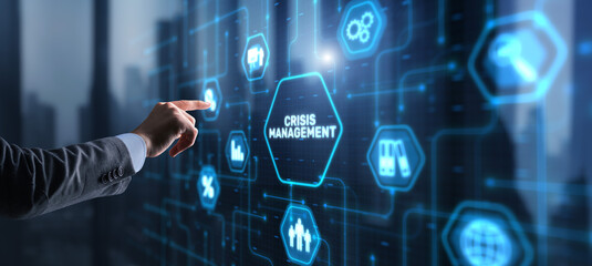 Crisis management concept. Procedure for finding a solution to the crisis