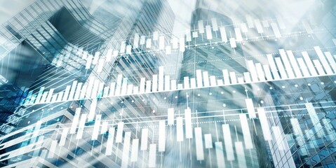 Business Charts. Statistics of business concept. Finance chart. Financial planning