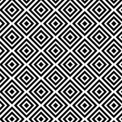 Seamless pattern with rhombus and diagonal lines. Abstract geometric background. Vector illustration. Banner, poster, wrapping paper, sticker, print, modern textile design.