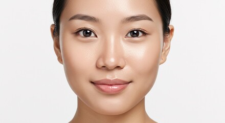 Fototapeta premium Radiant Skin Achieving a Naturally Luminous Complexion Through Skincare
