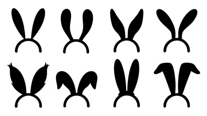 Rabbit ears icons.