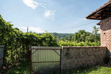 Fototapeta premium old wooden fence
