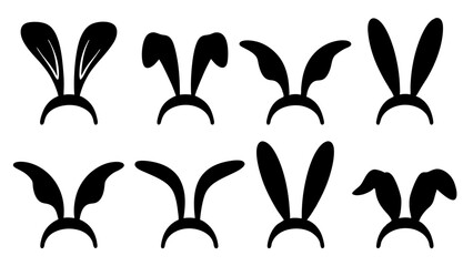 Rabbit ears icons.