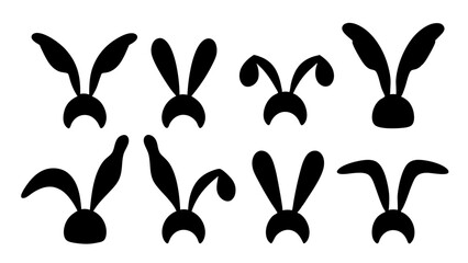 Rabbit ears icons.