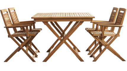 Elegant Teak Patio Dining Set with Rectangular Table for Outdoor Entertaining