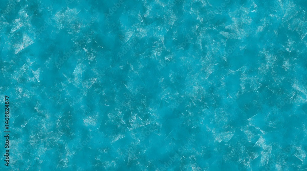 Poster textured teal background with light frost patterns.