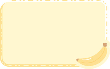 Cute Fruit Frame Background Text Box
