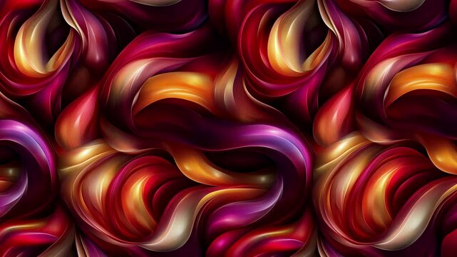 Abstract Lava Flow Looped Animation Background