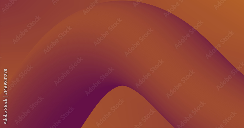 Poster gradient abstract orange background with orange shape
