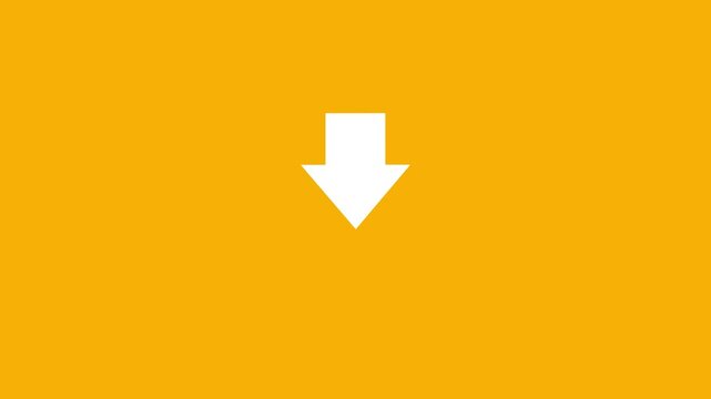 Arrow moving down. Abstract arrow icon animation down arrow.