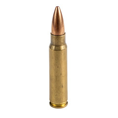 Bullet isolated on transparent background