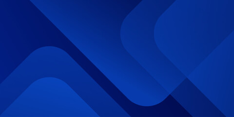 Abstract dark blue geometric background. Dynamic shapes composition. Cool background design for posters. Vector illustration