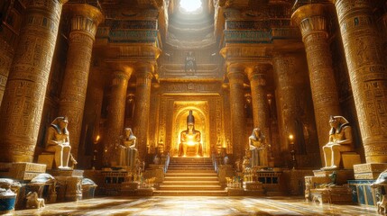 Ancient Egyptian Hallway