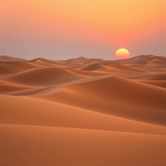 Golden Desert Dawn