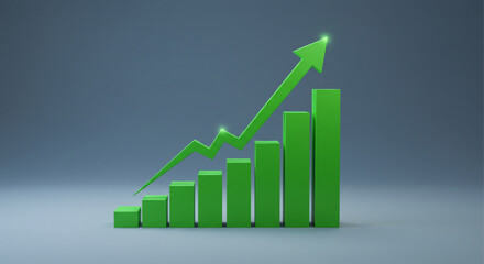 Green Success Bar Chart