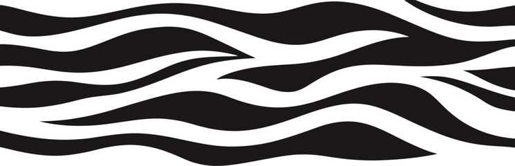 Seamless abstract bird pattern with zebra stripes evokes wild nature