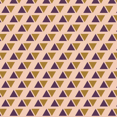 Pattern with triangles of different colors