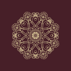 Classic mandala design ethnic background