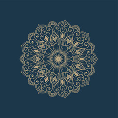 Decorative mandala design vintage background
