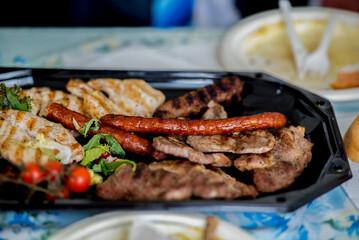 grilled pork ribs
