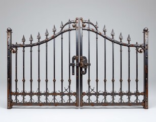 Naklejka premium Ornate Wrought Iron Gate