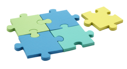 Isolated Puzzle Pieces