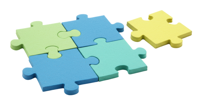 Isolated Puzzle Pieces