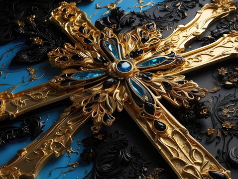 "Elegant Holy Saturday Graphic with Decorative Typography"