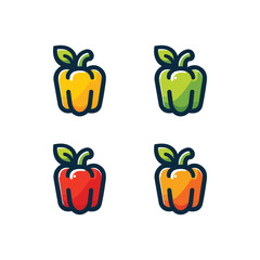 Peppers Vector illustration.