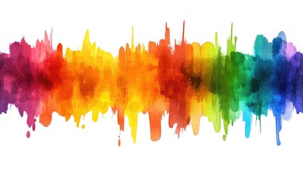 Colorful abstract watercolor paint splatter design.