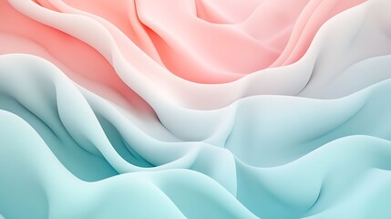 Obraz premium Pastel Wave Abstract Background. (2)