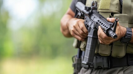 Ammunition and Reload Concept, Tactical Reload Demonstration of a Shooter with a Smooth Handling Technique and Standard Accessories